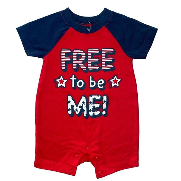 Celebrate It Other - ⭐️Celebrate Patriotic Baby Boys or Girls 0-3 Months Romper⭐️